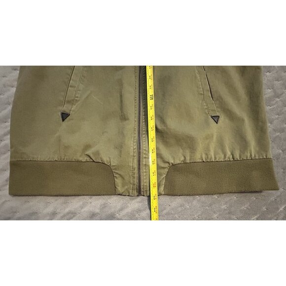 Thread & Supply Military Bomber Olive Green Coat Jacket Women's XL Full Zip - Picture 10 of 11
